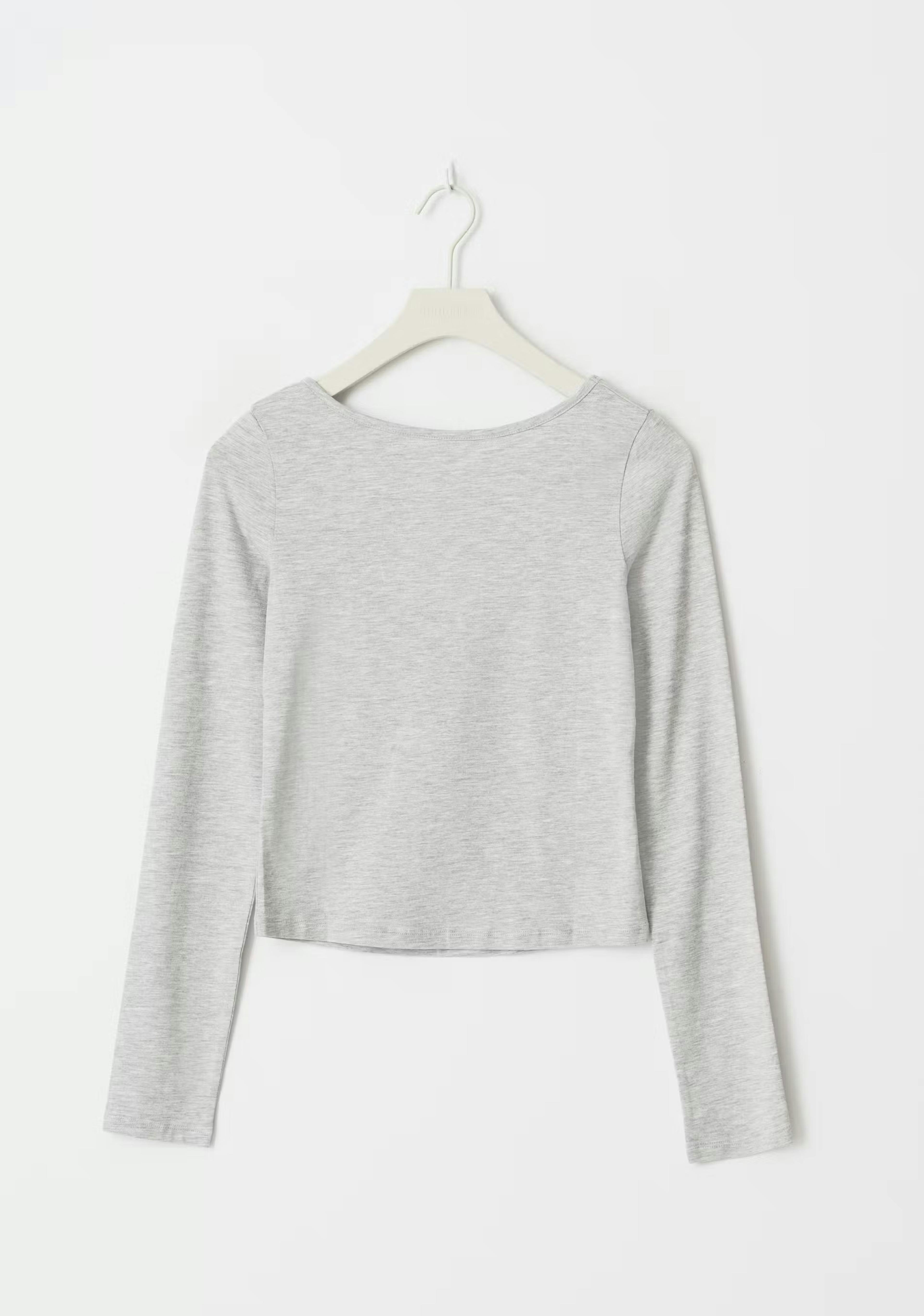 Y kn cropped sleeve top