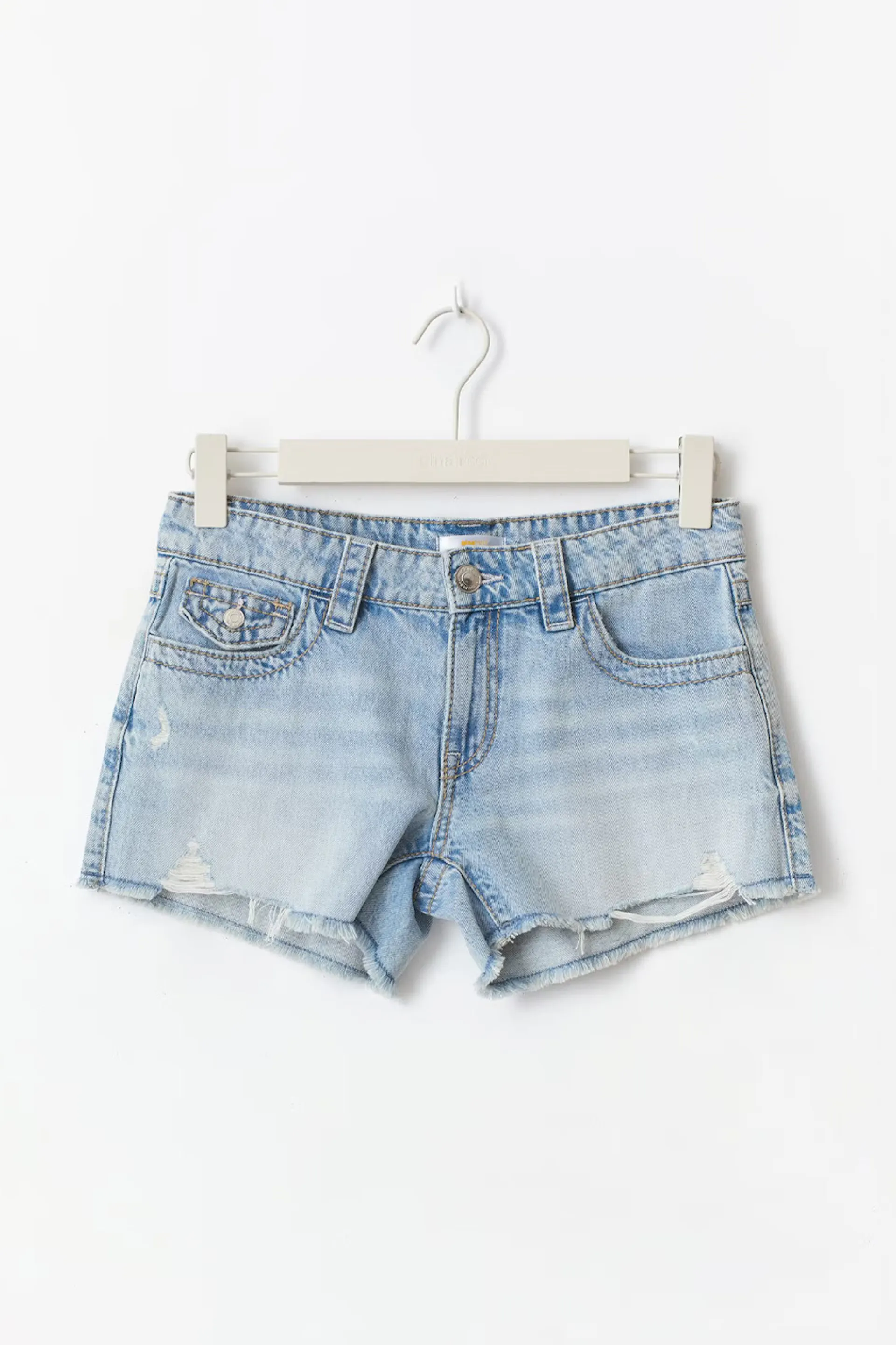 Y chunky embroidery shorts