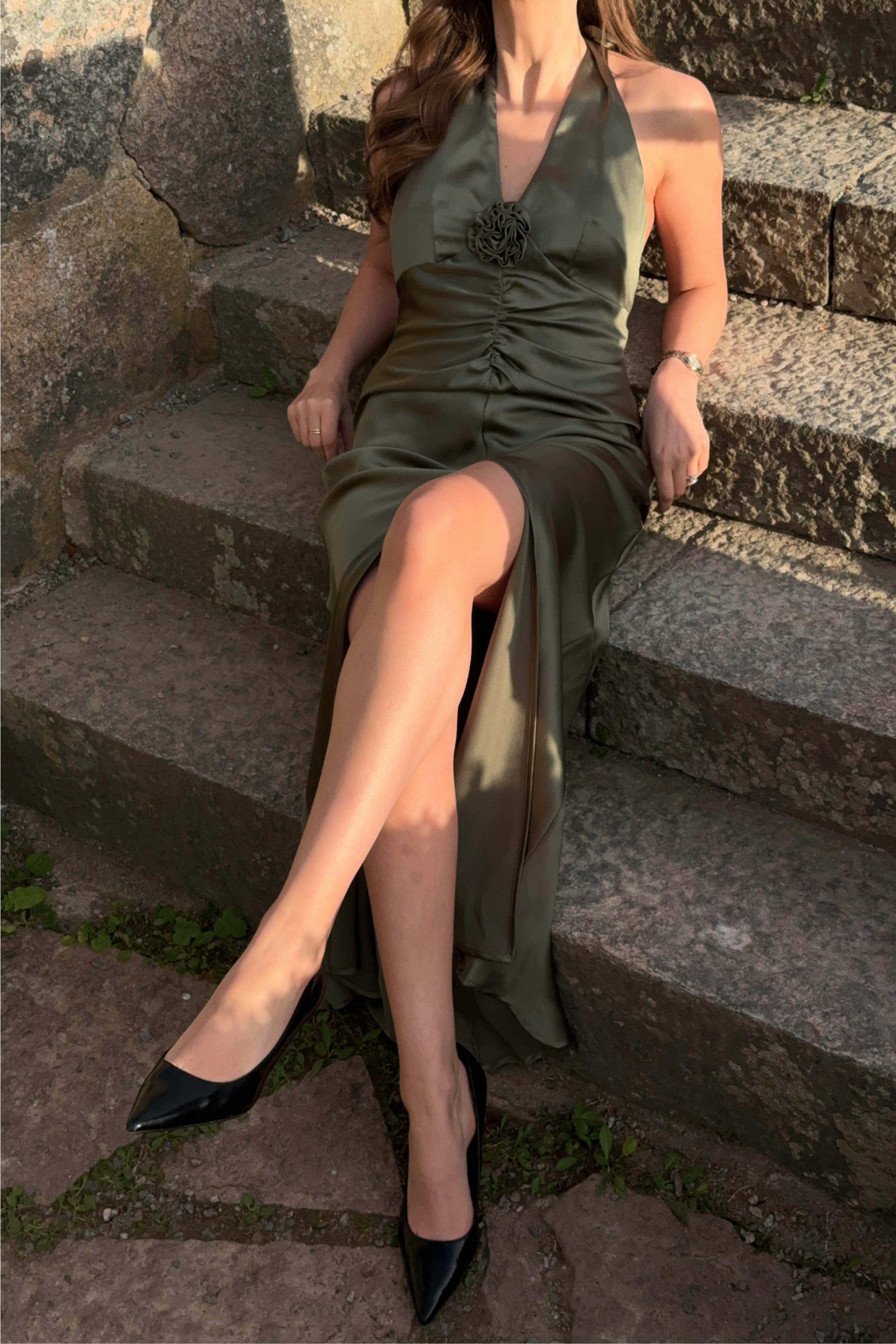 Halterneck dress