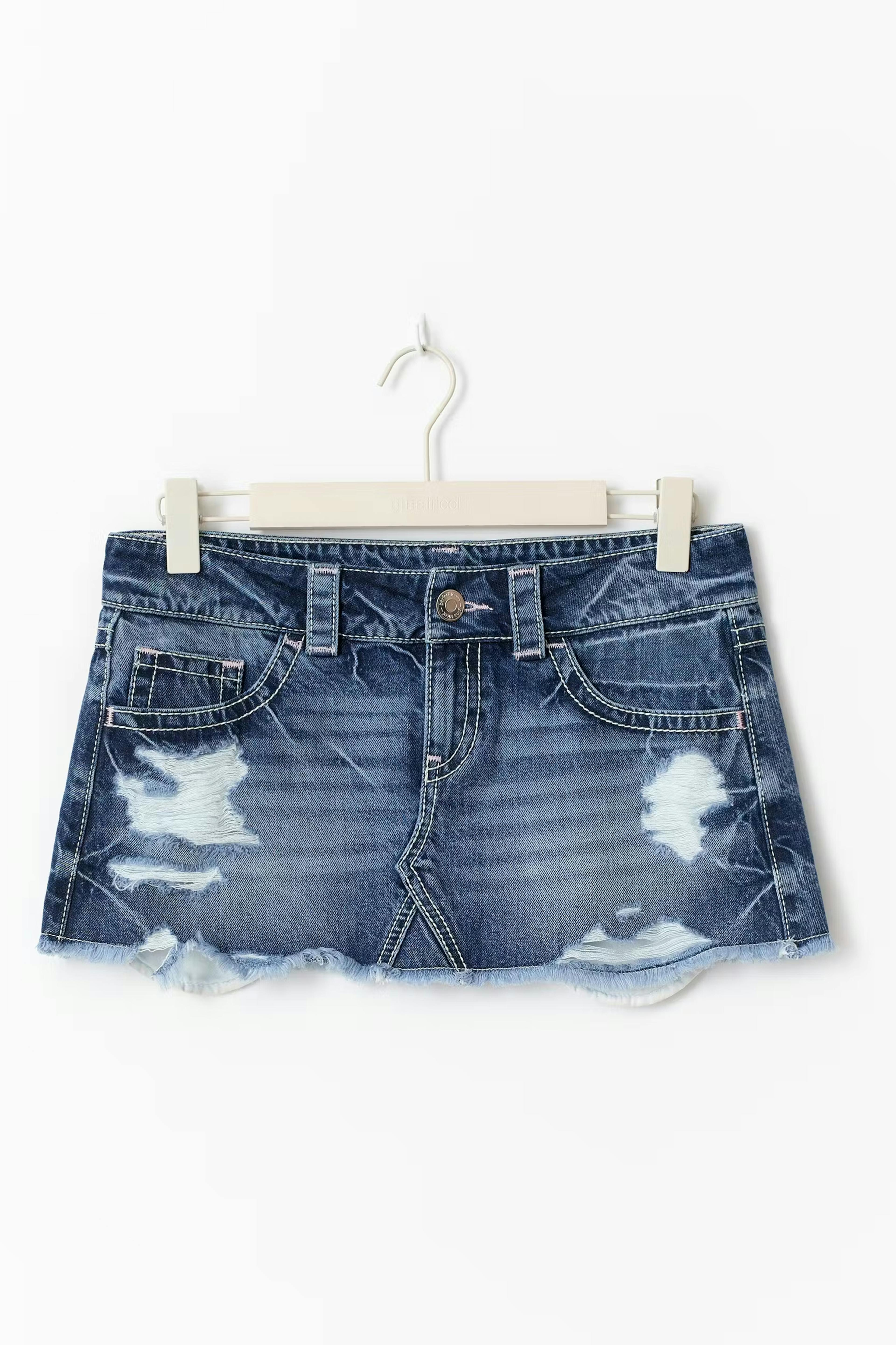 14+ x-low denim skirt