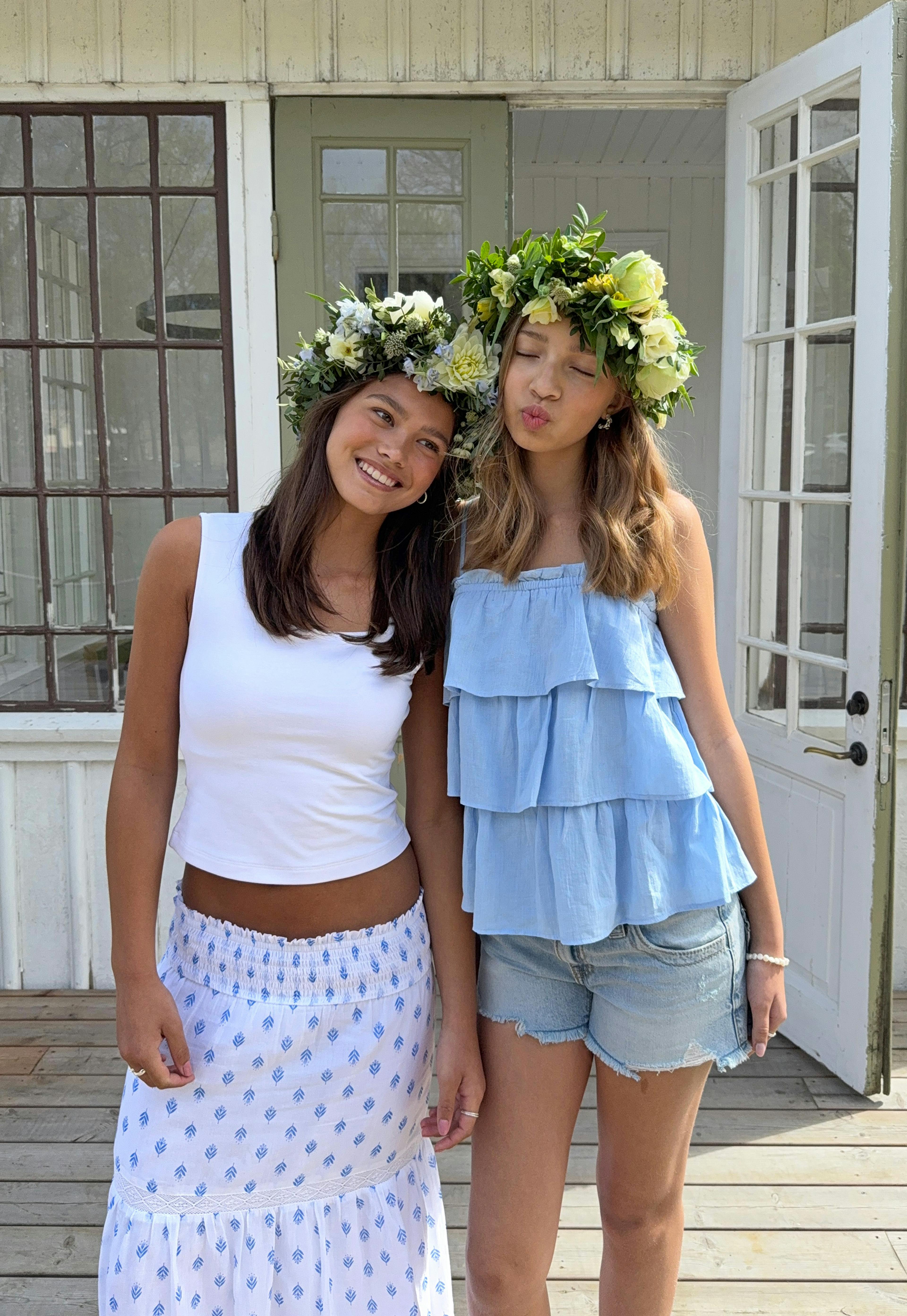 Y scandi maxi skirt