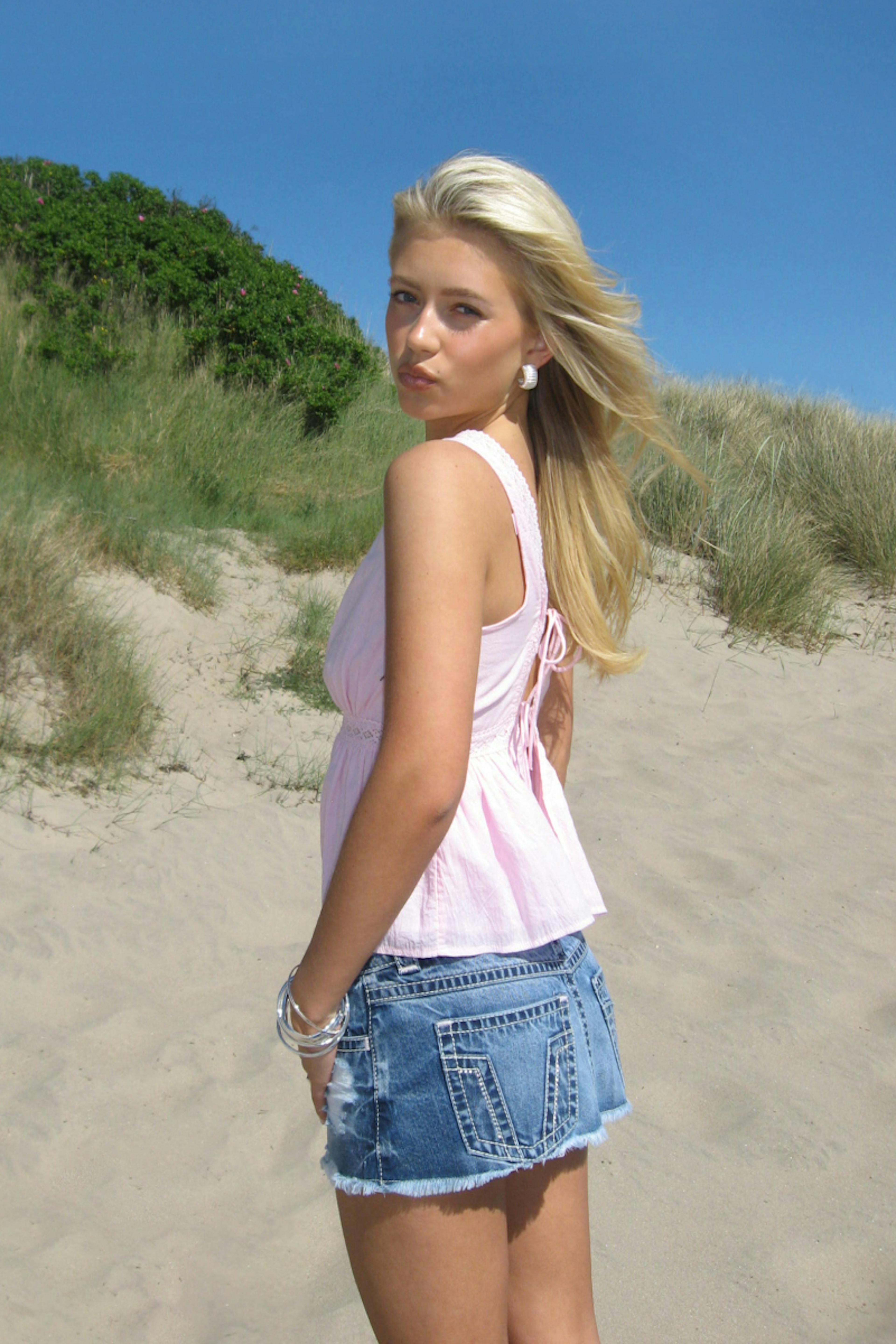 14+ x-low denim skirt