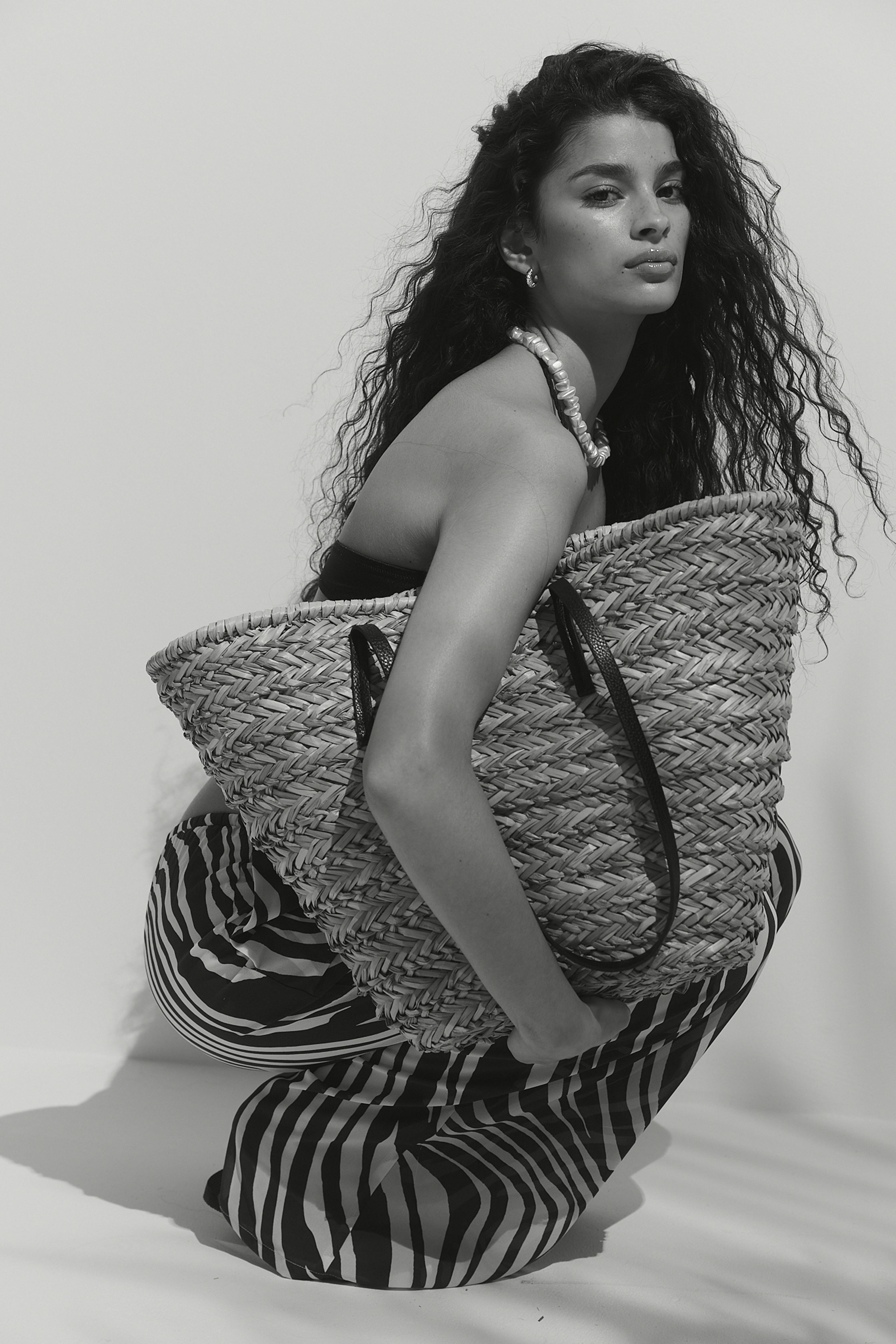 Straw bag