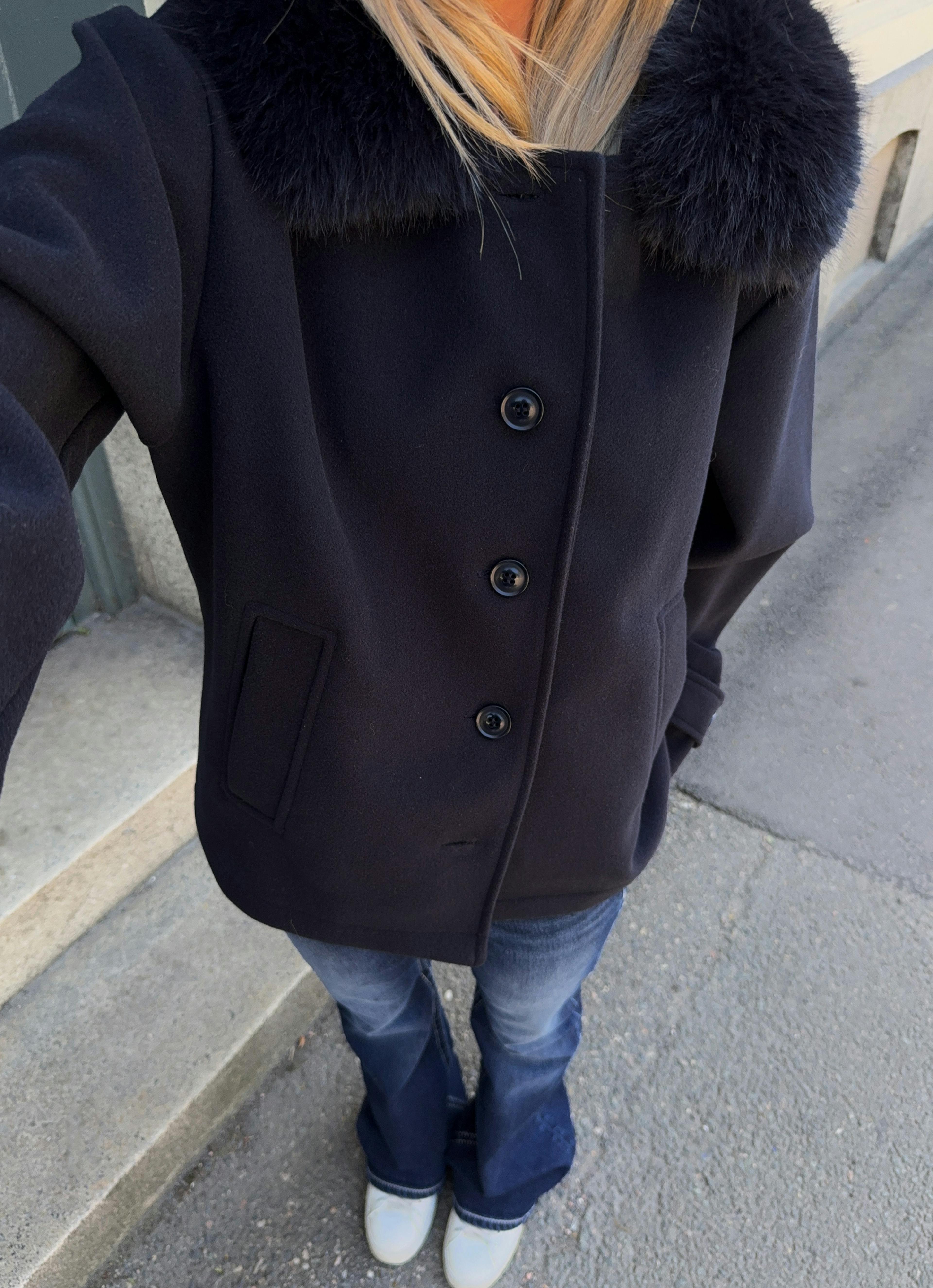 Y fur felt jacket