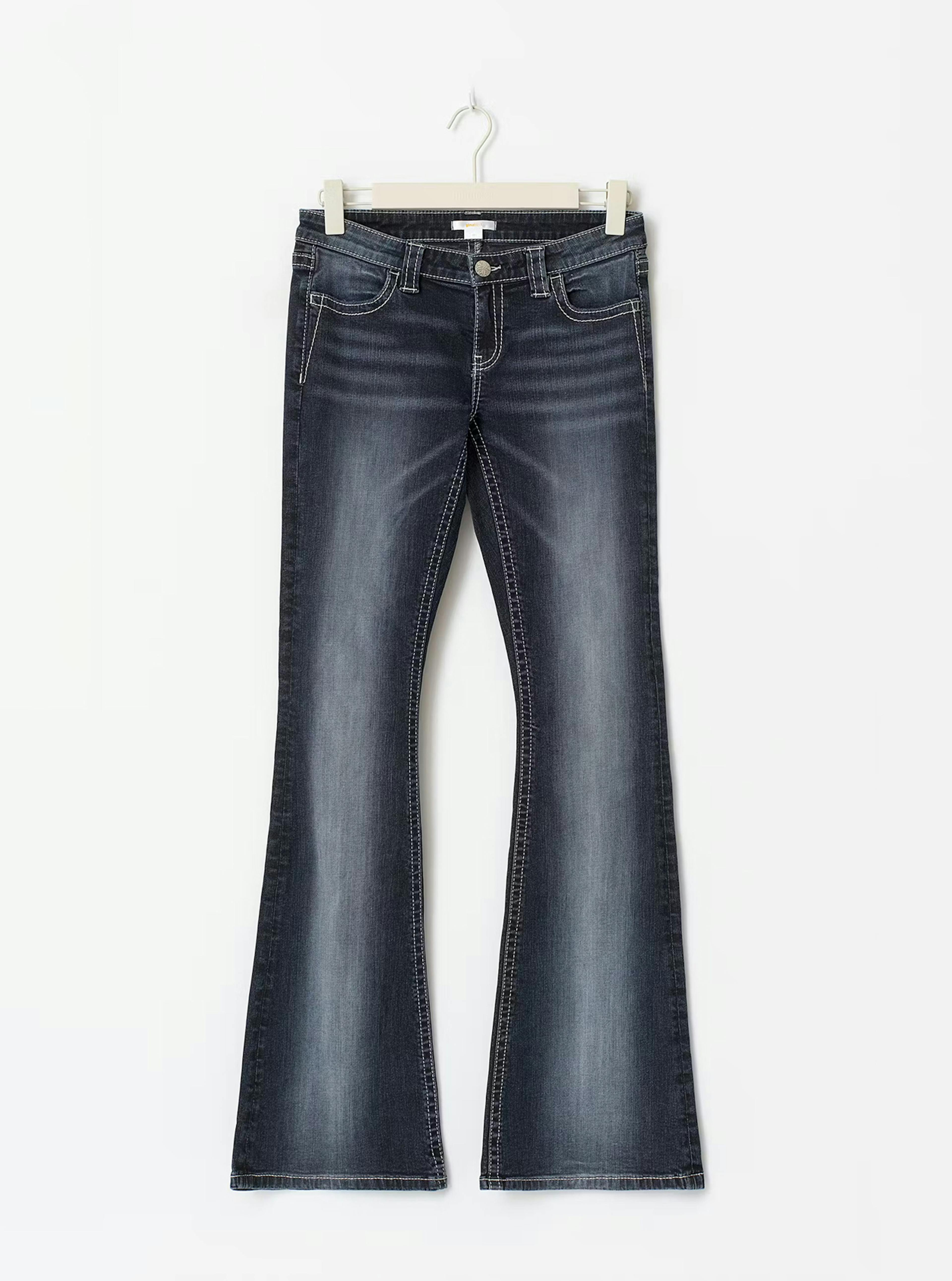 14+ sparkle low flare jeans