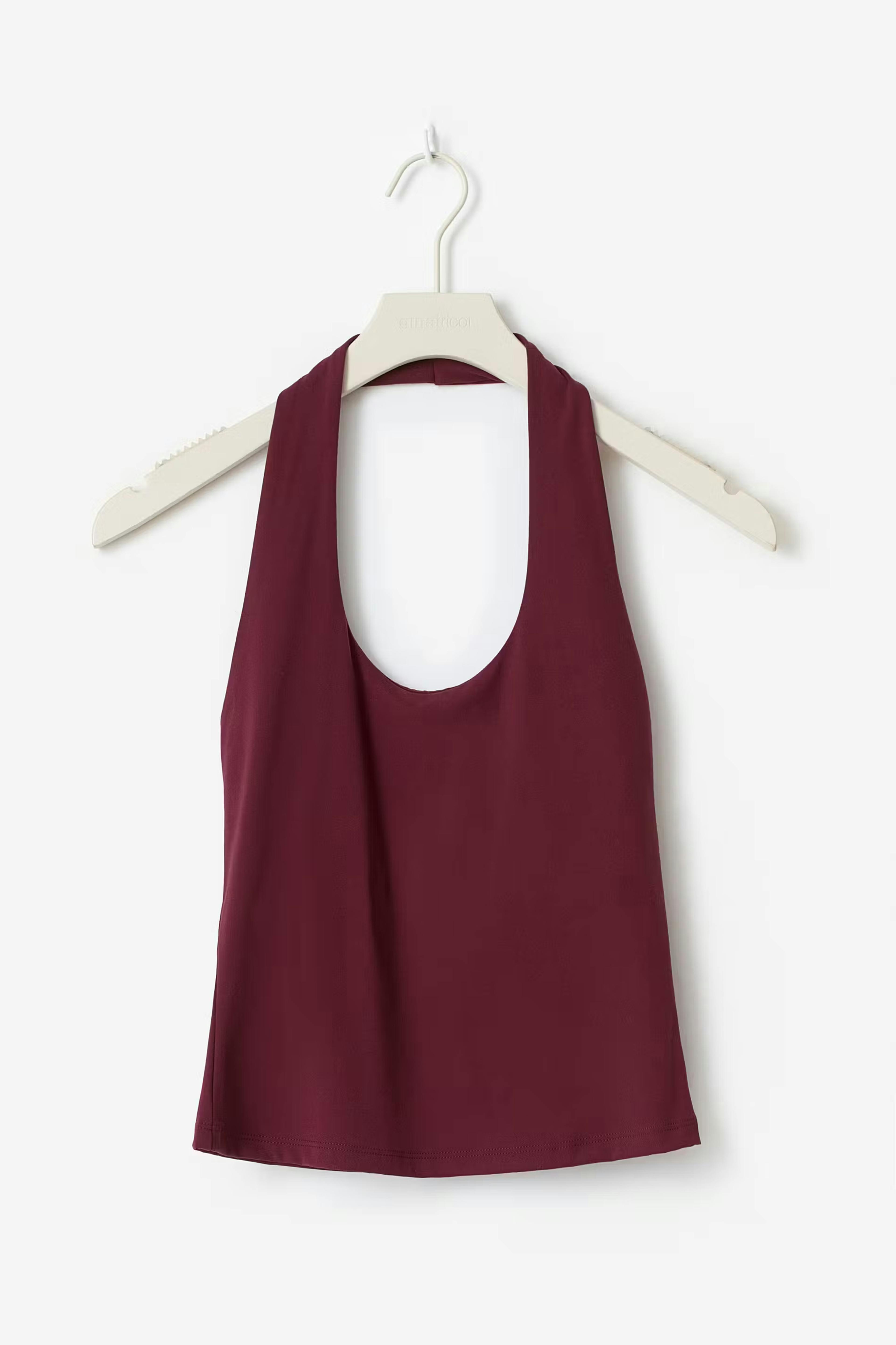 Yoga halterneck top