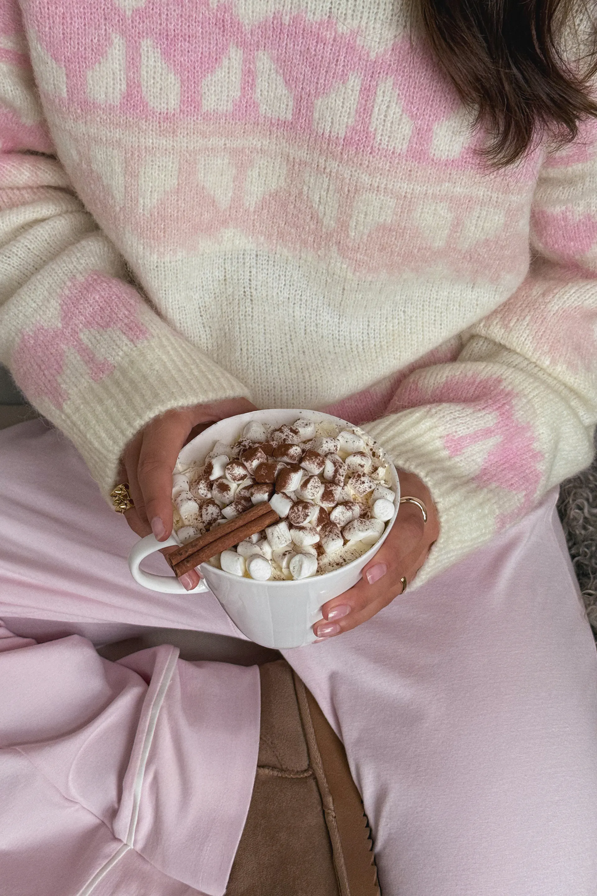 Y ski knitted sweater