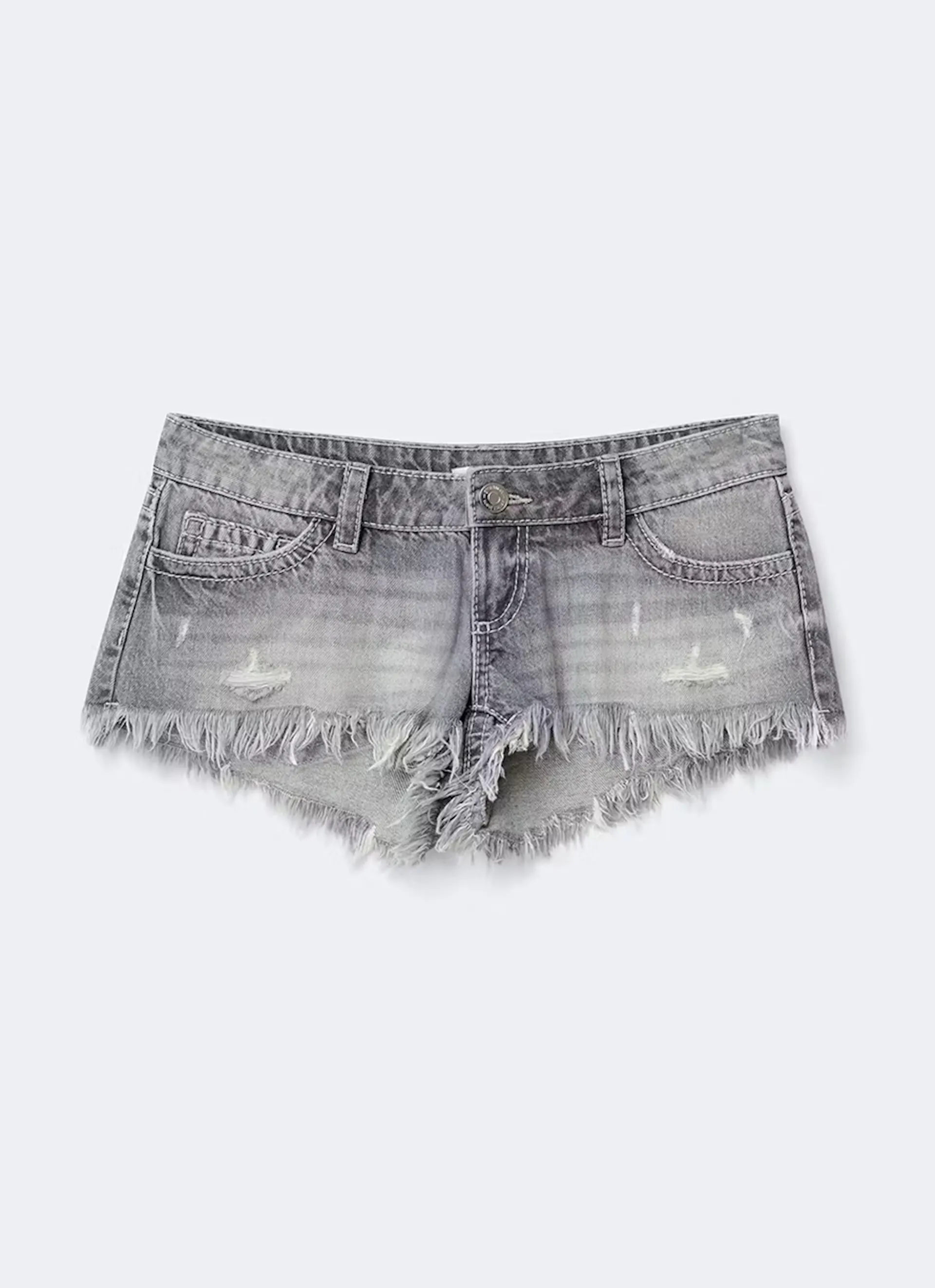 14+ slay low denim shorts