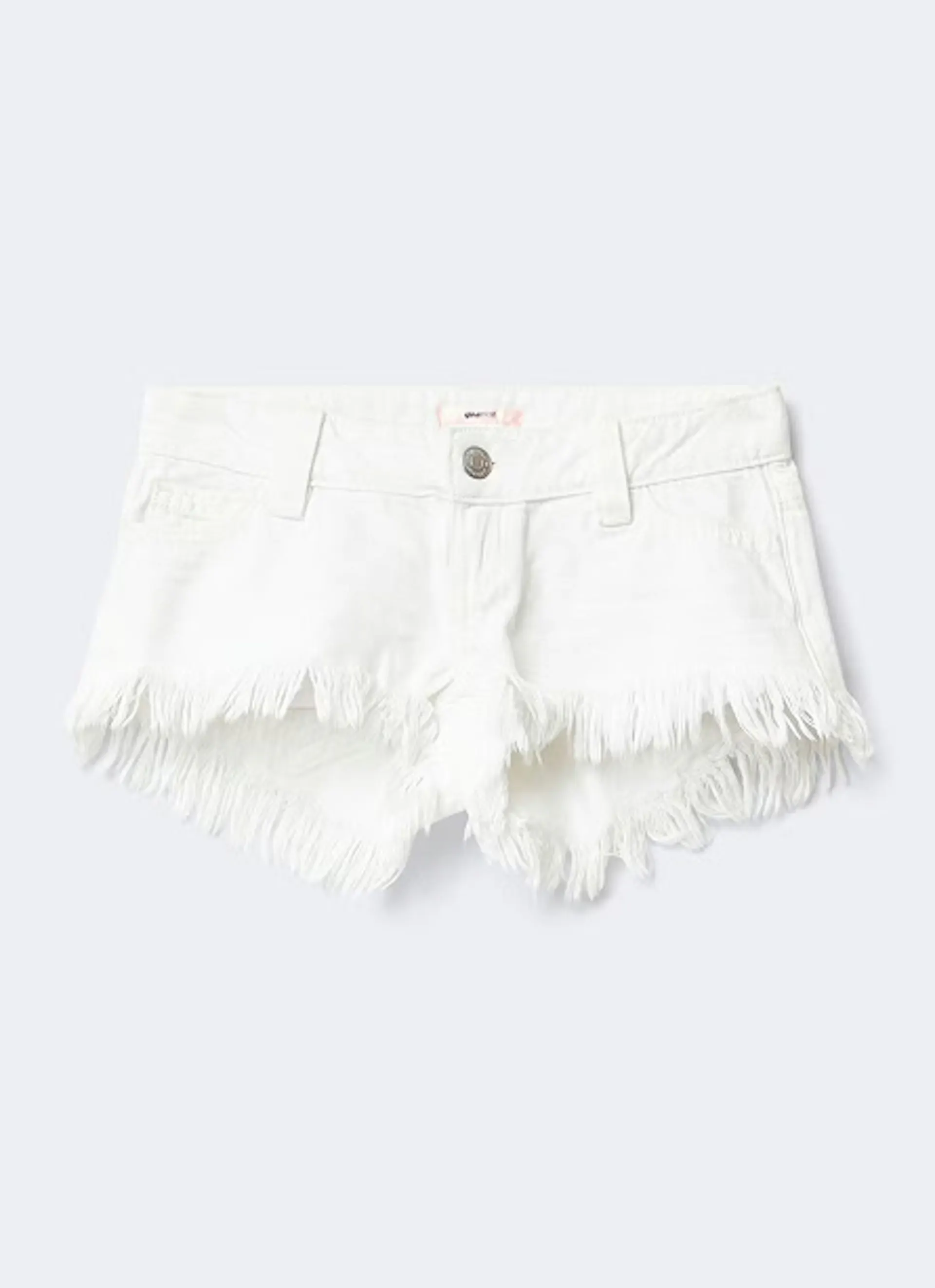 14+ for real low denim shorts