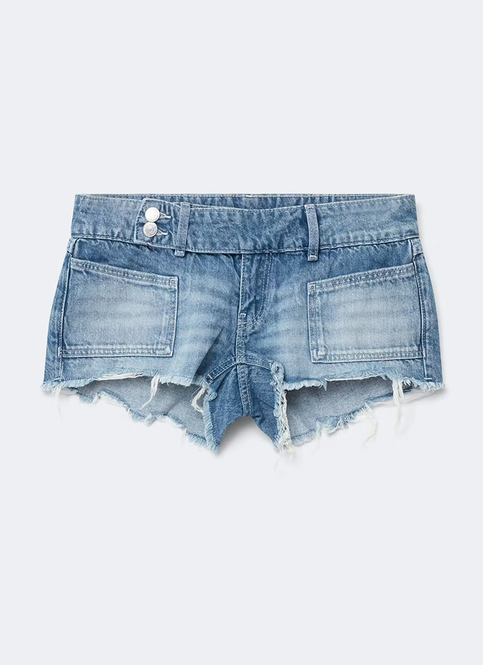 14+ delulu denim shorts