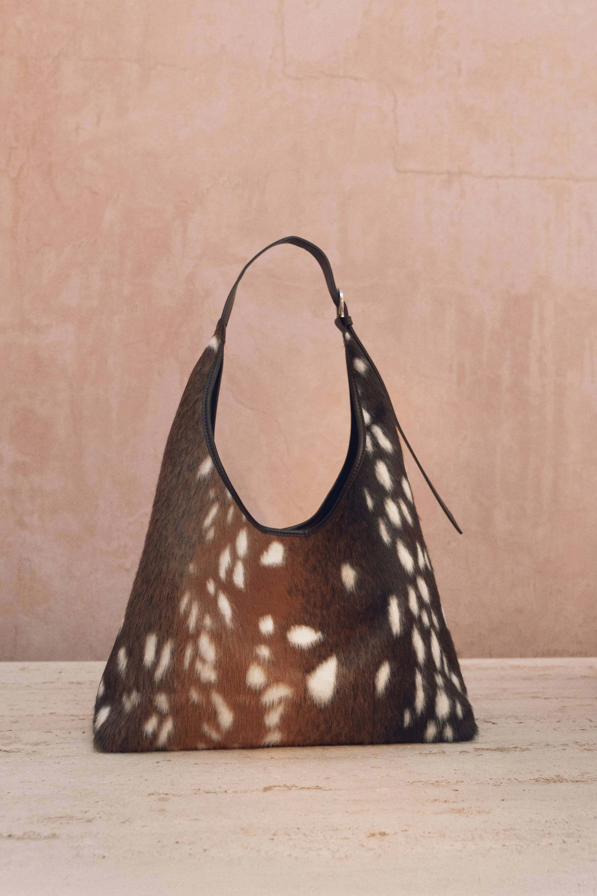 Hair - on shoulder bag