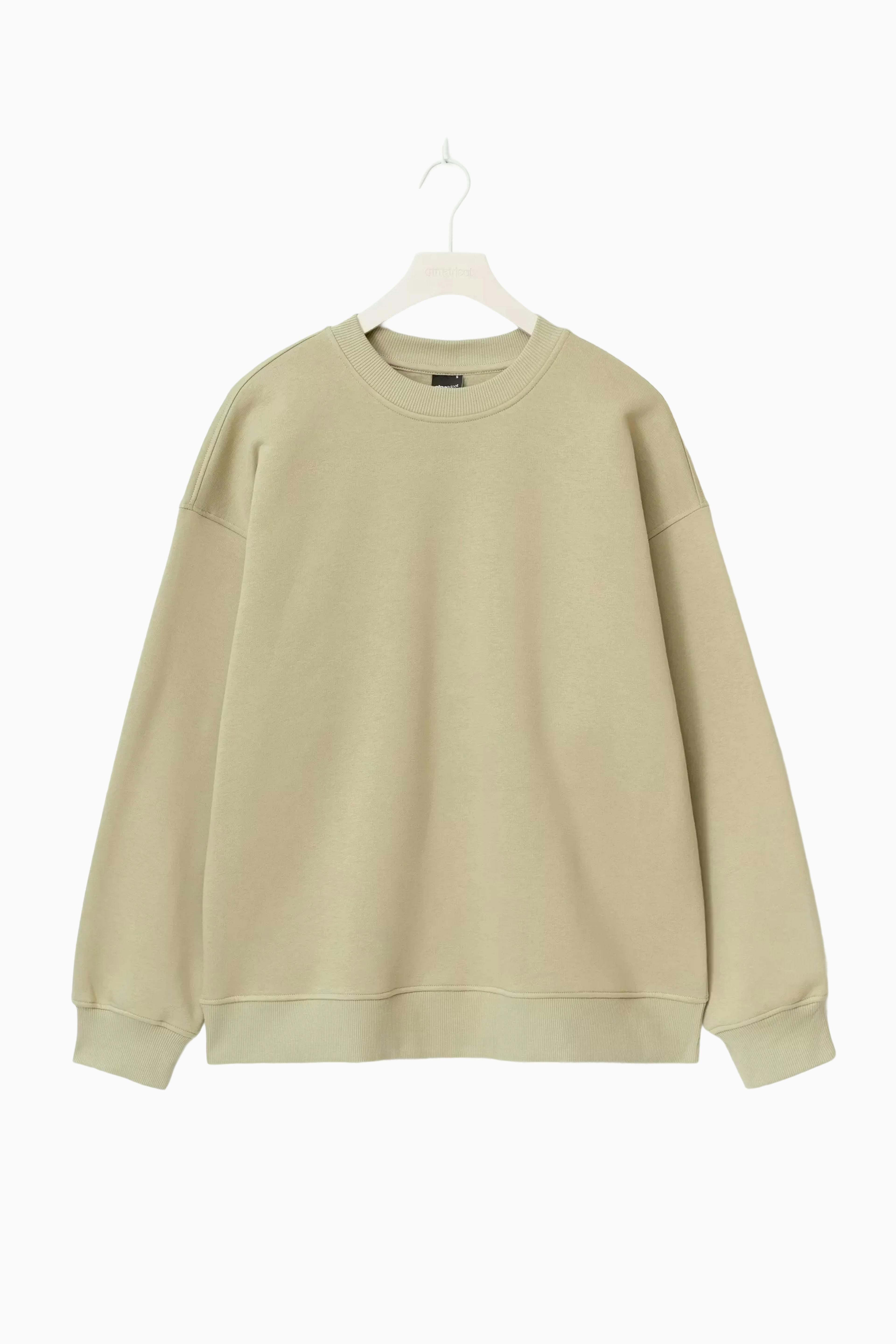 Oversized crew neck sweater