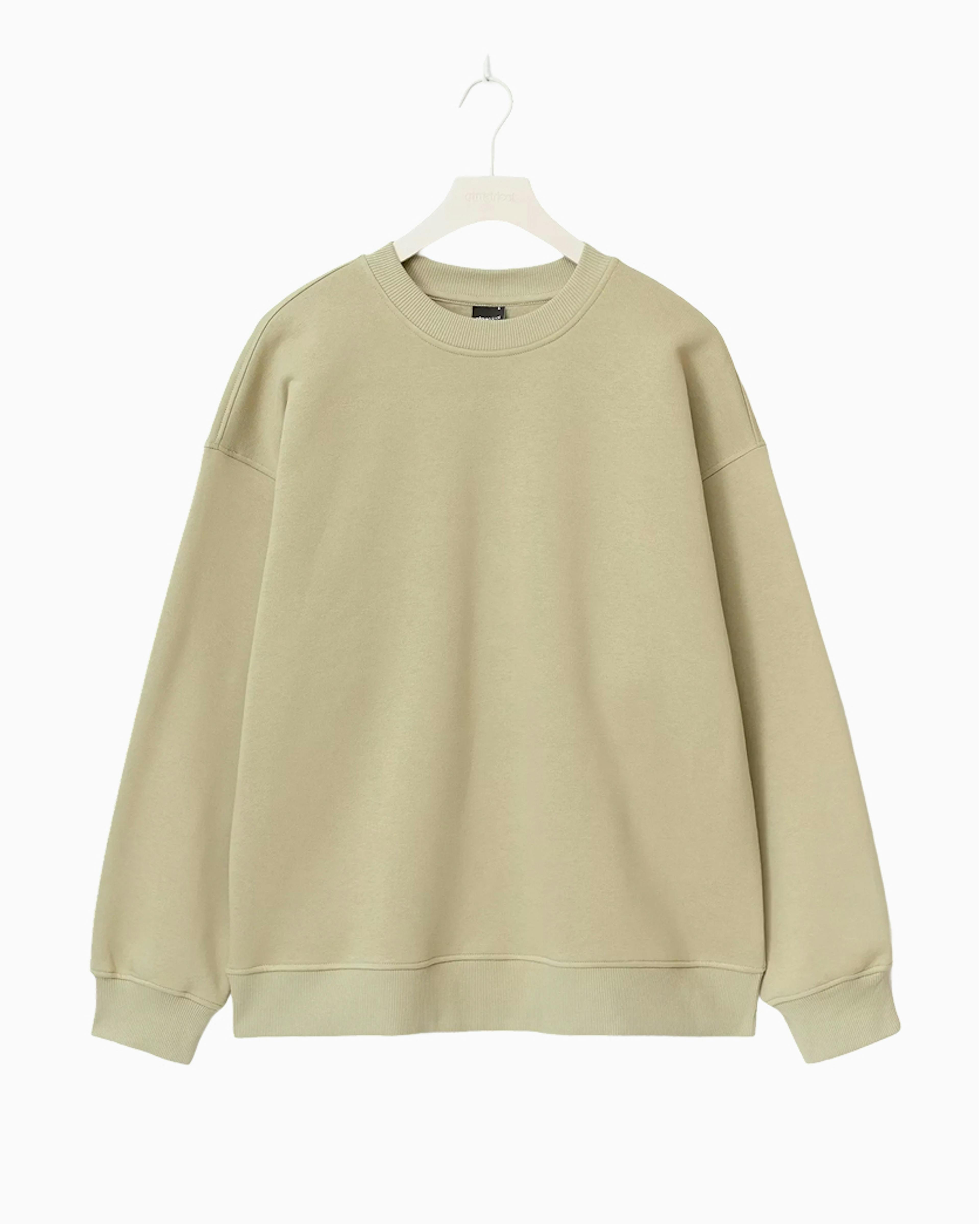 Oversized crew neck sweater