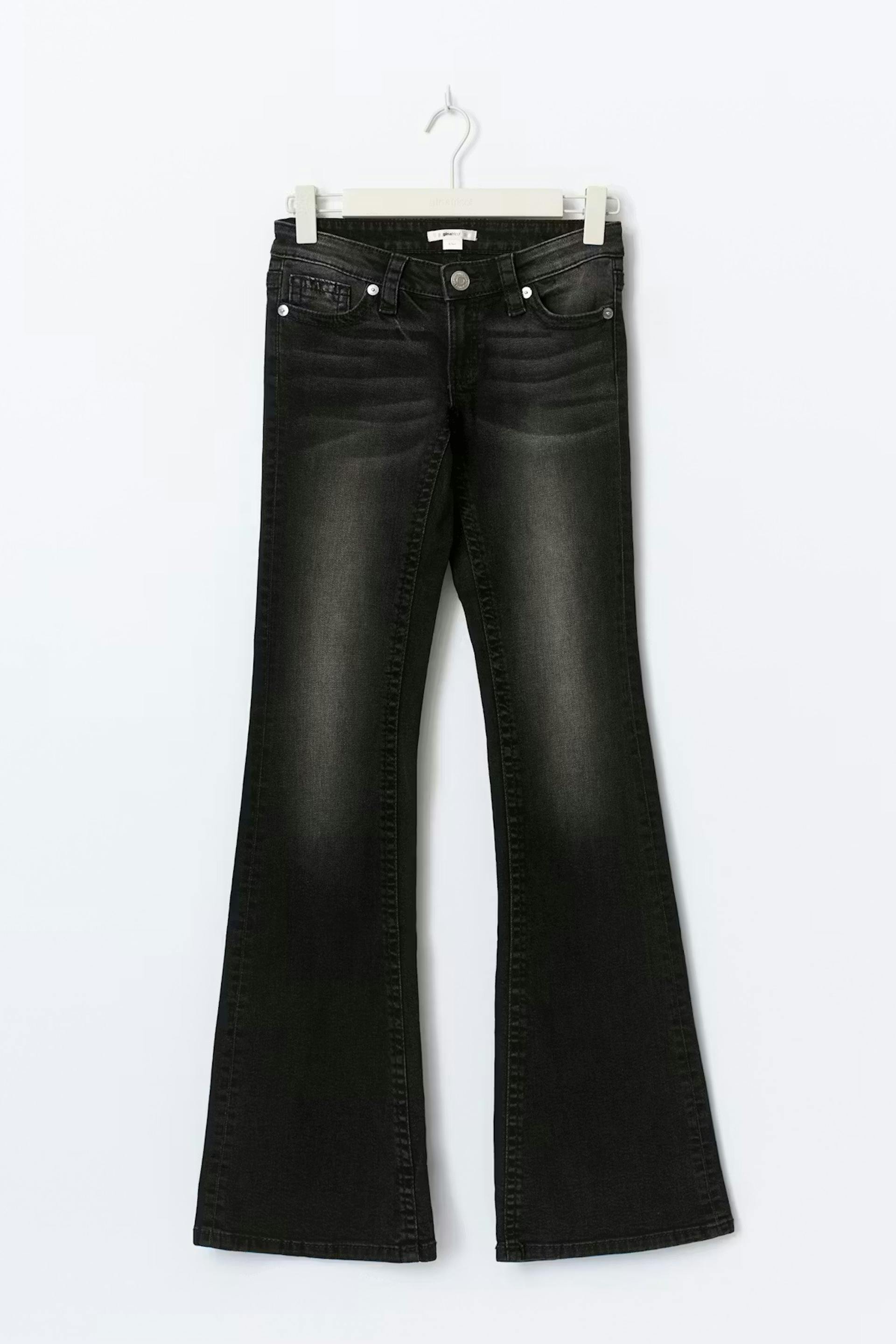 14+ hip hug flare tall jeans