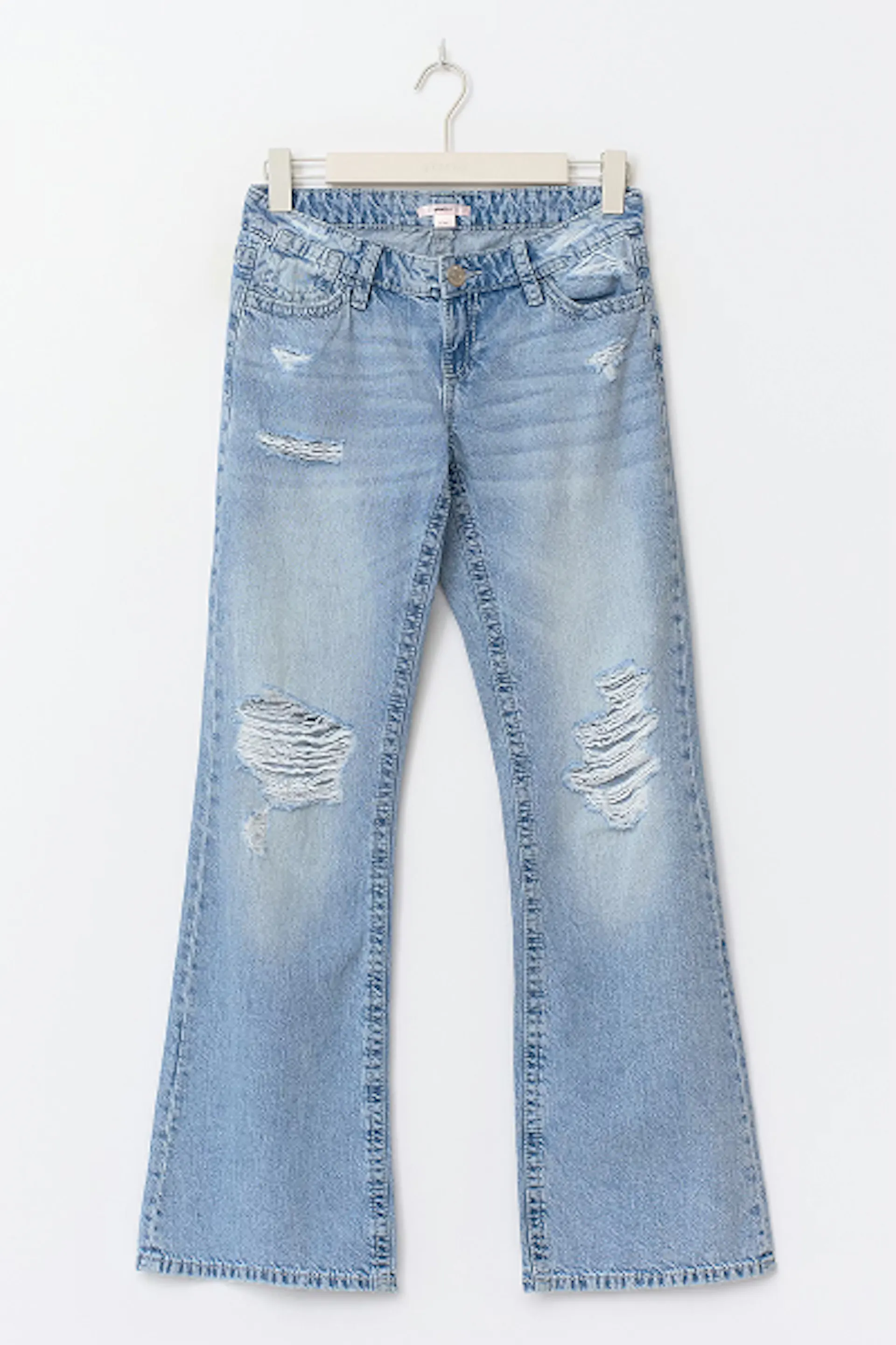 14+ low loose bootcut jeans
