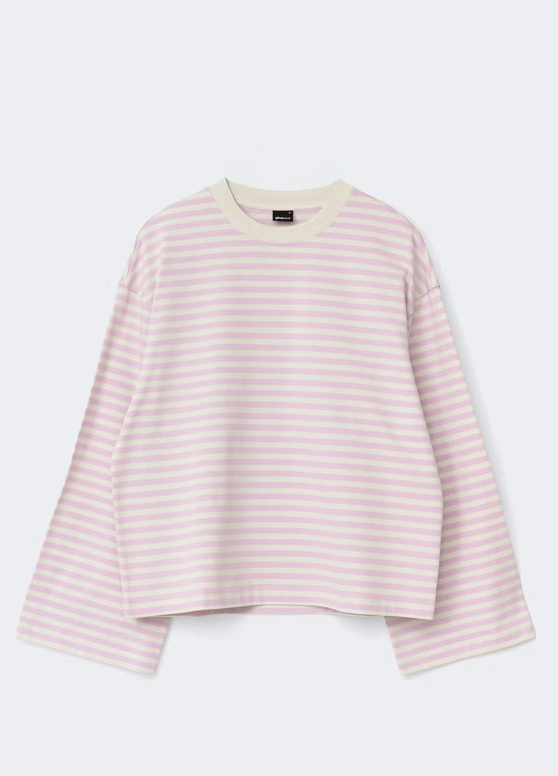 Stripe long sleeve tee