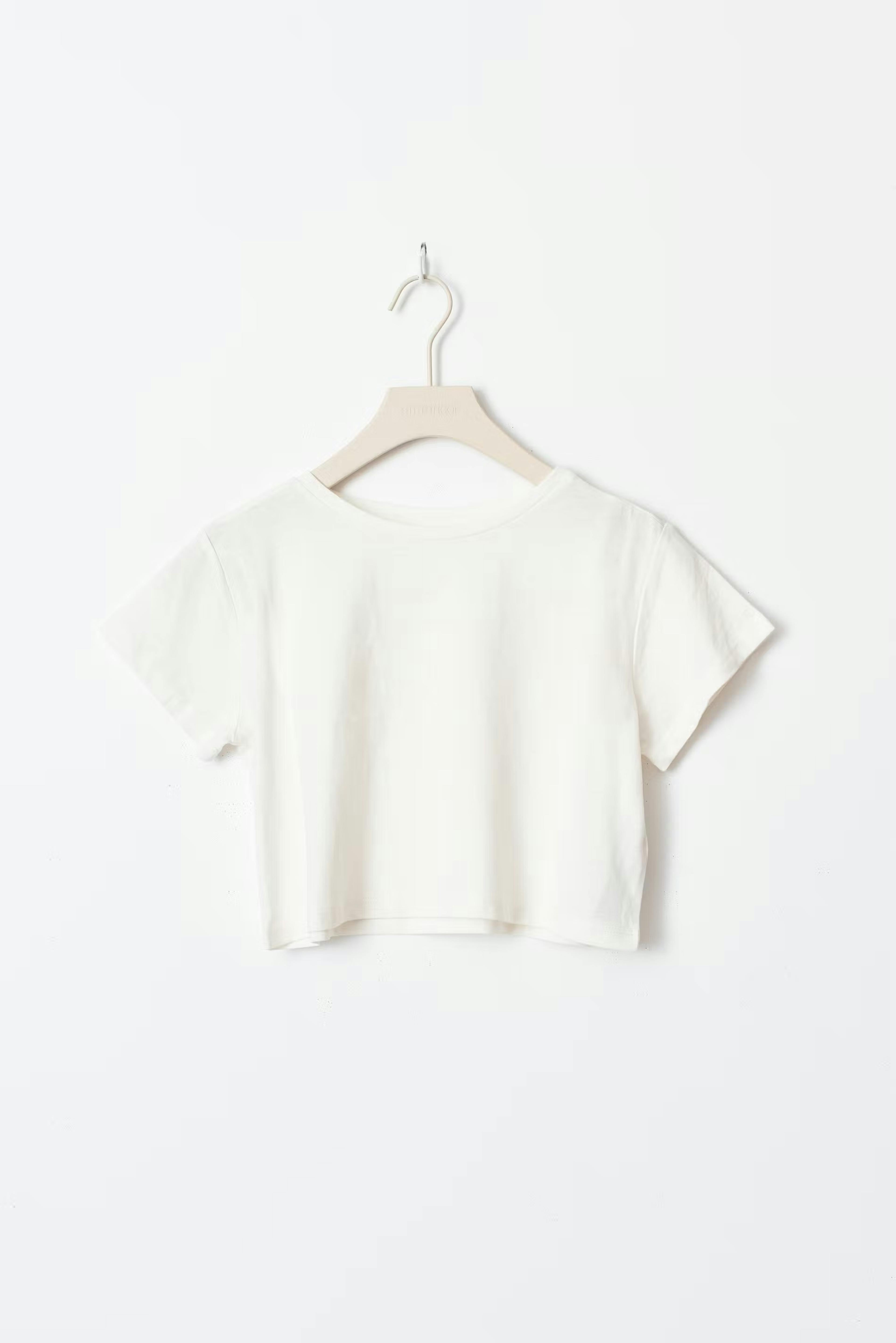 Y cropped tee