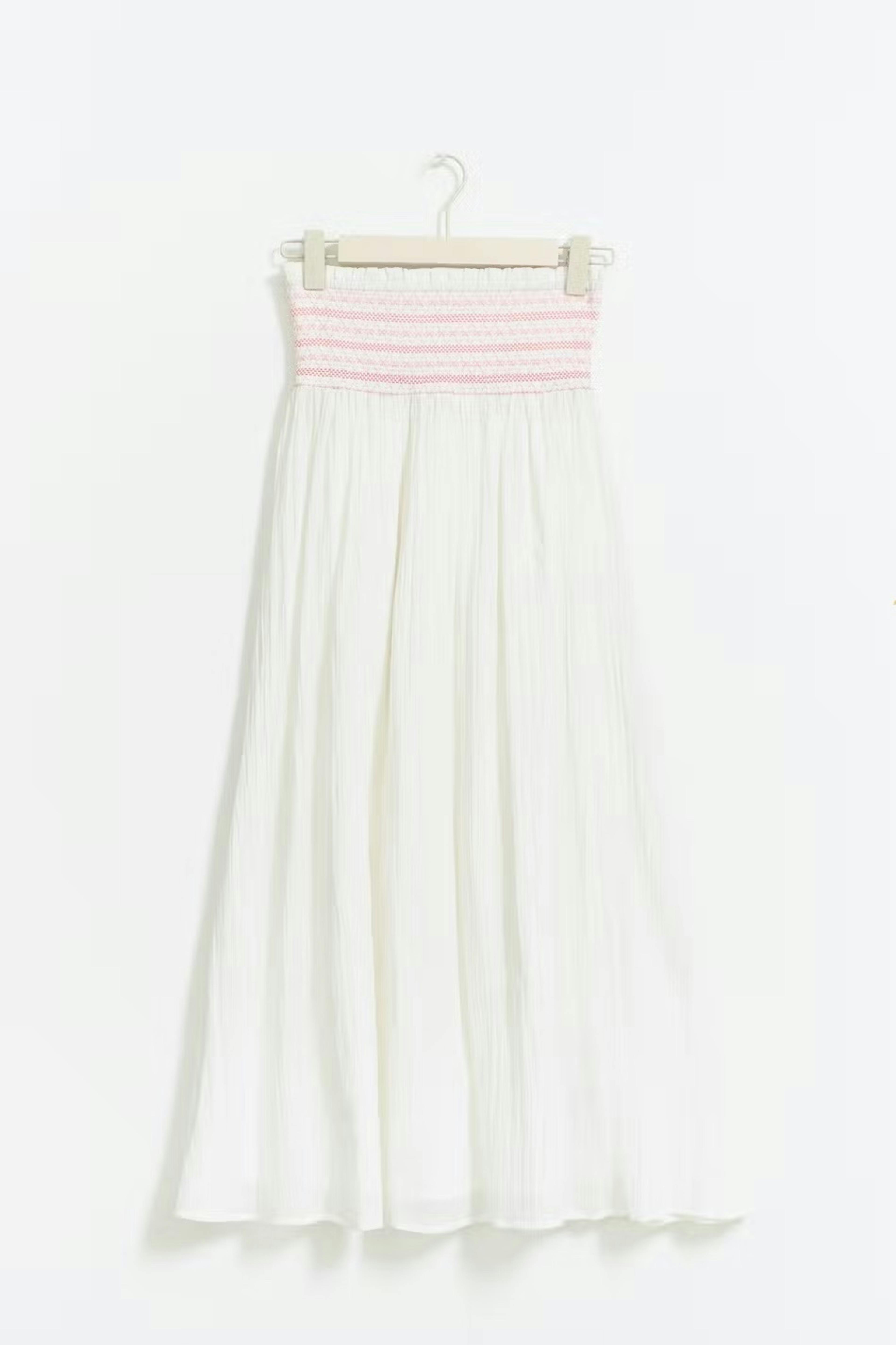 Y embroidery maxi dress