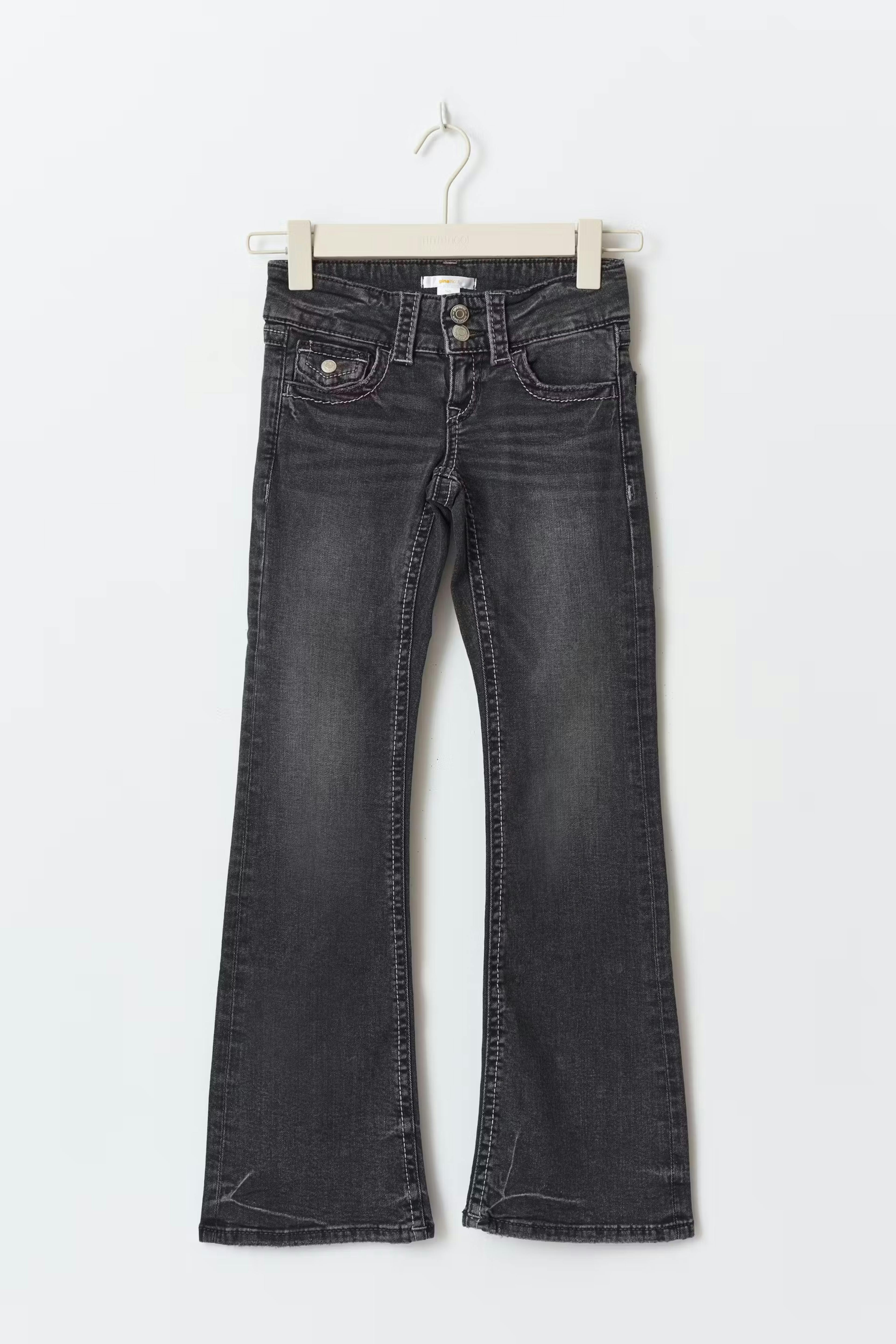 Chunky basic flare jeans